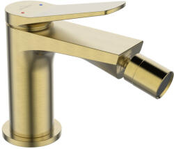 INVENA Alonia bidécsaptelep PVD bevonattal és Click-Clack leeresztővel, szálcsiszolt arany BB-70-009-V (BB-70-009-V)