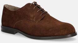 Calvin Klein velúr félcipő ESS RUBBER DERBY SU - barna Férfi 43