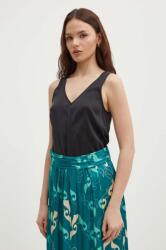 Mos Mosh selyem felső - fekete L