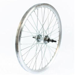  Kerék 20" 406 H. DF. alu abr. MTB acél agy ezüst
