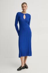 Pepe Jeans selyemkeverékes ruha NATASHA - kék L