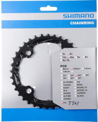 Shimano Lánckerék 36F Shimano FCT521 fekete 3x10 PCD 104MM
