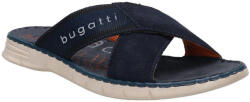Bugatti férfi keresztpántos kék bőr papucs 315A32861469-4141 07775