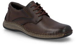 RIEKER férfi barna bőr félcipő extra széles lábra 05211-25