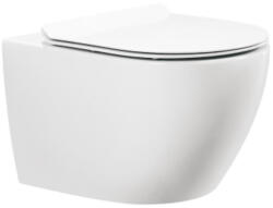 Artist kerámia fali WC csésze rövidített kivitel, Soft-Close ülőkével, fehér AT0259HWC (AT0259HWC)