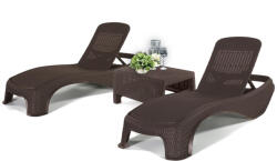 Keter Atlantic duo kerti nyugágy set Corfu asztallal (207786_217339_2)