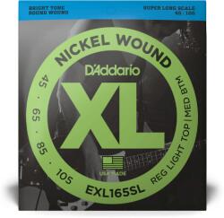 D'Addario EXL165SL Nickel Wound 45-105 Super Long Scale basszusgitár húrkészlet