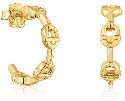 Tous aranyozott ezüst fülbevaló Manifesto - arany Univerzális méret