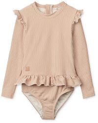 Liewood egyrészes baba fürdőruha Sille Baby Seersucker Swimsuit - narancssárga 74