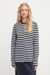 Samsøe Samsøe pamut hosszúujjú SAAVERY - sötétkék S