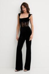 Retrofete kezeslábas Leni - fekete XS