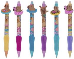 Colorino Golyóstoll COLORINO radírozható 3D Capybara 0, 5 mm kék írásszín (R01737PTR) - tonerpiac