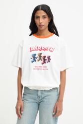 Barrow pamut póló - bézs S - answear - 41 990 Ft