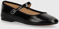 Steve Madden bőr balerina cipő Vinetta - fekete Női 40