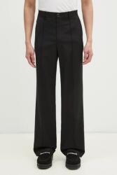 Helmut Lang gyapjú nadrág Relaxed Trouser. Suit - fekete 33