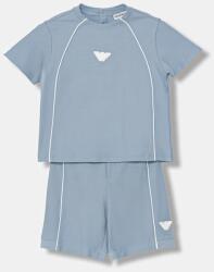 Emporio Armani gyerek pamut melegítő szett - kék 98