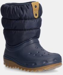 Crocs gyerek hótaposó CLASSIC NEO PUFF BOOT - sötétkék 22/23