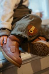 Donsje gyerek télicipő bőrből Wadudu Classic Boots Dog - barna 29