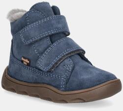 Froddo gyerek télicipő velúrból ZERU TEX FURRY BAREFOOT - kék 24