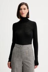 Simona Corsellini gyapjú pulóver - fekete L - answear - 36 990 Ft