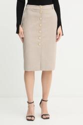 Marella szoknya gyapjú keverékből - bézs 38