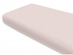  Baby Shop pamut, gumis lepedő 60*120 - 70*120 cm-es matracra használható - púder rózsaszín