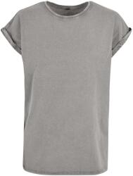 Build Your Brand Tricou lejer pentru femei Acid Washed - Asfalt | S (BY053-1000324722)