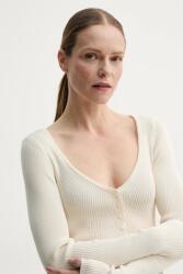 Herskind kardigán selyemkeverékből Gili - bézs XS - answear - 38 990 Ft