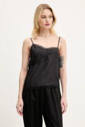 MM6 Maison Margiela selyemblúz - fekete M