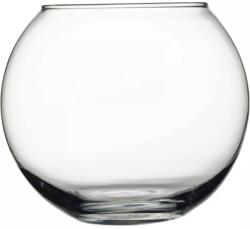 Paşabahçe Flora Vază rotundă din sticlă, înălțime: 170 mm, diametru: 195 mm
