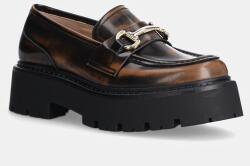 Steve Madden bőr mokaszin Occupy - barna Női 41