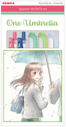Zebra Írószer készlet, Zebra Manga Set, One Umbrella, 5 darabos (56531) - tintasziget
