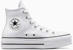 Converse bőr sneaker Chuck Taylor All Star Lift - fehér Női 37.5