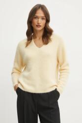 MARELLA gyapjú pulóver - sárga L