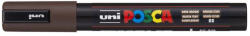 uni Dekormarker, 1, 8-2, 5 mm, UNI "Posca PC-5M", sötétbarna (TUPC5MSB) - tintasziget