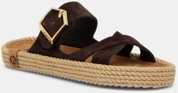 Bohonomad női velúr papucs espadrilles Sevilla - barna Női 40 - answear - 36 990 Ft