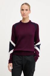 Fusalp gyapjú pulóver Rivena - burgundia M