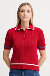 Bally pamut pulóver - piros L