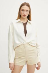 Patrizia Pepe lenvászon ing - bézs 40