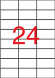 APLI Etikett, 70x37 mm, poliészter, időjárásálló, matt, APLI, áttetsző, 480 etikett/csomag (01224) - nyomtassingyen