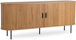  Kétajtós tolóajtós komód 180 cm tölgy színben - TRISH (ME-TRISH-D-KOM180)