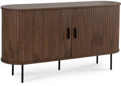  Kétajtós tolóajtós komód 140 cm dió színben - TRISH (ME-TRISH-O-KOM140)