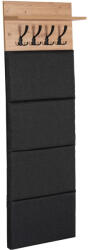 Mebel Elite Fali fogas 50 cm méretben, artisan tölgy/grafit színben PARMA (W-PARMA-80-DA-PAN)