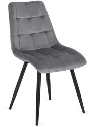  Szék szürke színben, bársony kárpittal. RIO (ME-RIO-P-V-K)