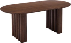  Ovális étkezőasztal 200 cm méretben, dió színben DARIO (ME-DARIO-O-O-S)