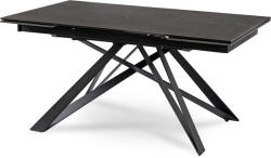  Kihúzható kerámia étkezőasztal 160-240 cm méretben, fekete márvány színben MAXIME (ME-MAXIME-CZ-S)