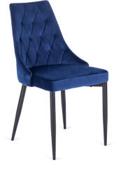  Szék sötétkék bársony kivitelben. CORK (ME-CORK-GR-V-K)