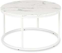 Mebel Elite Dohányzóasztal AGNES MAX, fehér márvány (ME-MAXAGNES-BM-B-L)