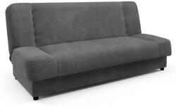  Ágyazható kanapé sötétszürke színben, kordbársony kárpittal PIANO (PPHUE-DOROTKA-POSO115-WER)