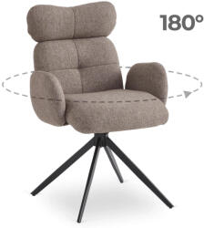  Forgó szék barna színben, ALVARO (ME-ALVARO-BR-T-K)